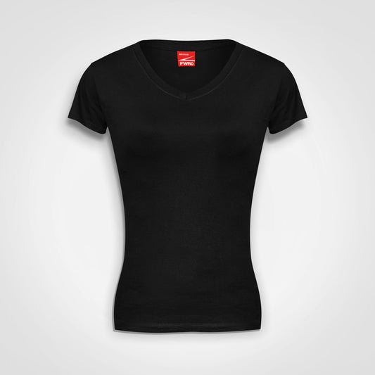 Ladies Fitted V-Neck T shirt