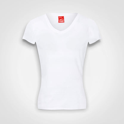 Ladies Fitted V-Neck T shirt